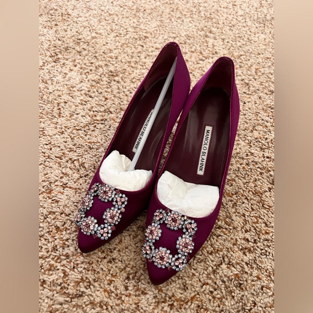 Manolo Blahnik Hangsis Pump Like New